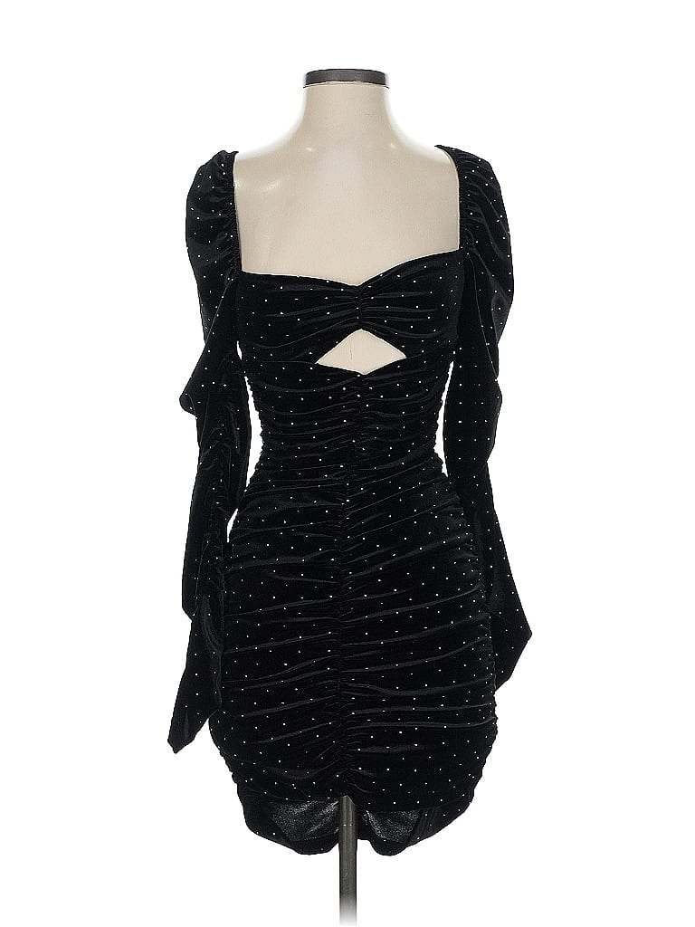 Black Halo Stars Black Cocktail Dress Size 0 - photo 1