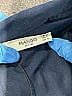 Mango 100% Cotton Blue 3/4 Sleeve Blouse Size 6 - photo 7