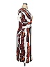 Shein Curve Stripes Brown Casual Dress Size 1X - photo 4