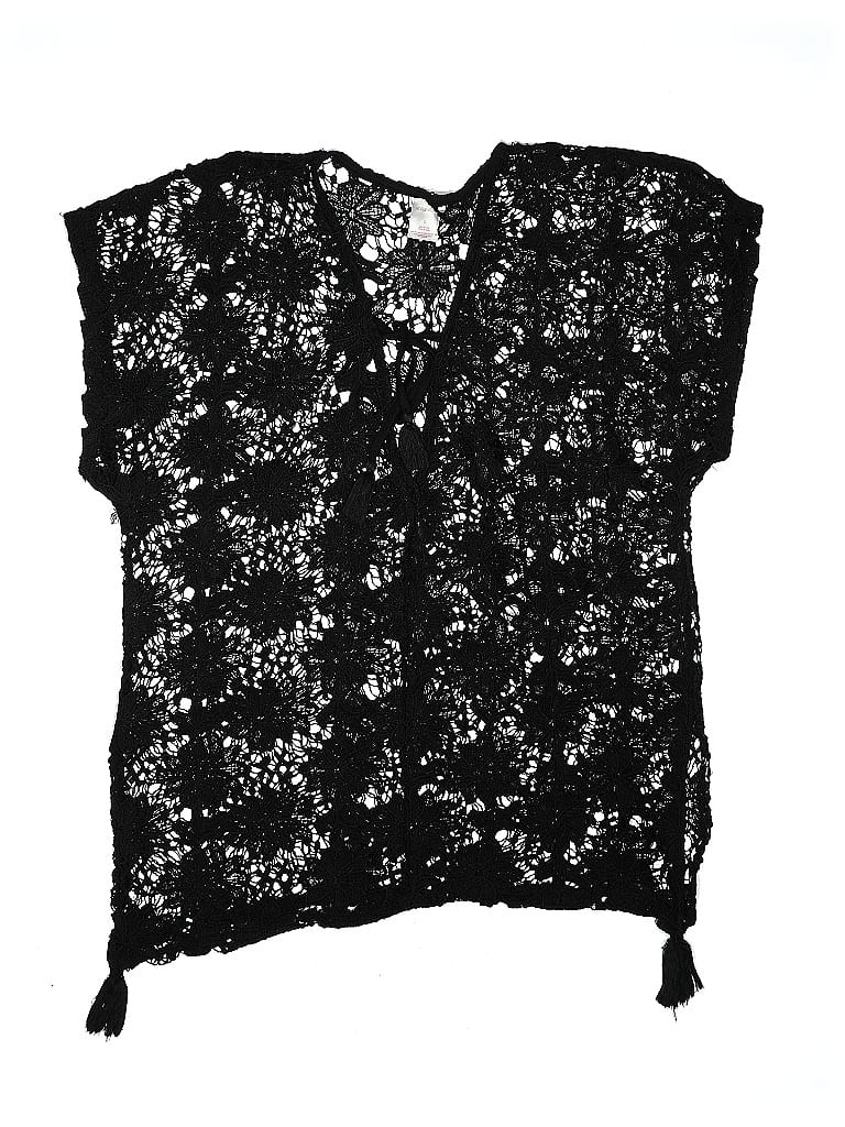 Xhilaration 100% Polyester Black Sleeveless Blouse Size L - photo 1