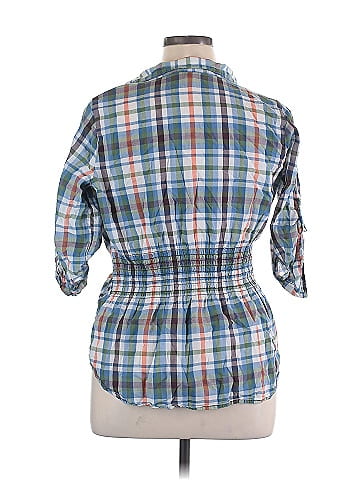 BKE 3/4 Sleeve Button-Down Shirt (view 2)