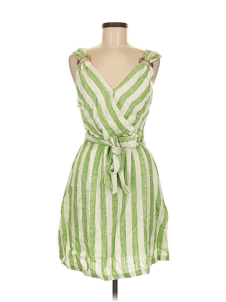 Gilli Stripes Green Casual Dress Size M - photo 1