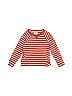 Crewcuts 100% Cotton Stripes Red Pullover Sweater Size 4 - photo 1