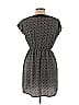 Paraella 100% Polyester Print Gray Casual Dress Size L - photo 2