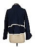 Mango 100% Cotton Blue 3/4 Sleeve Blouse Size 6 - photo 2