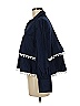 Mango 100% Cotton Blue 3/4 Sleeve Blouse Size 6 - photo 5