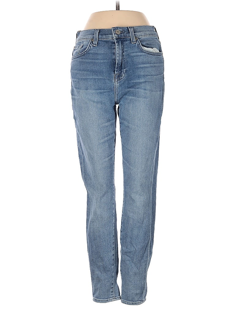 Pre-owned 7 For All Mankind Jeans In Blue