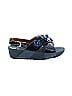 FitFlop Tropical Blue Wedges Size 6 - photo 1