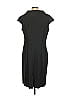 Piazza Sempione Chevron-herringbone Black Casual Dress Size EU (IT) 48 / US 12 - photo 2