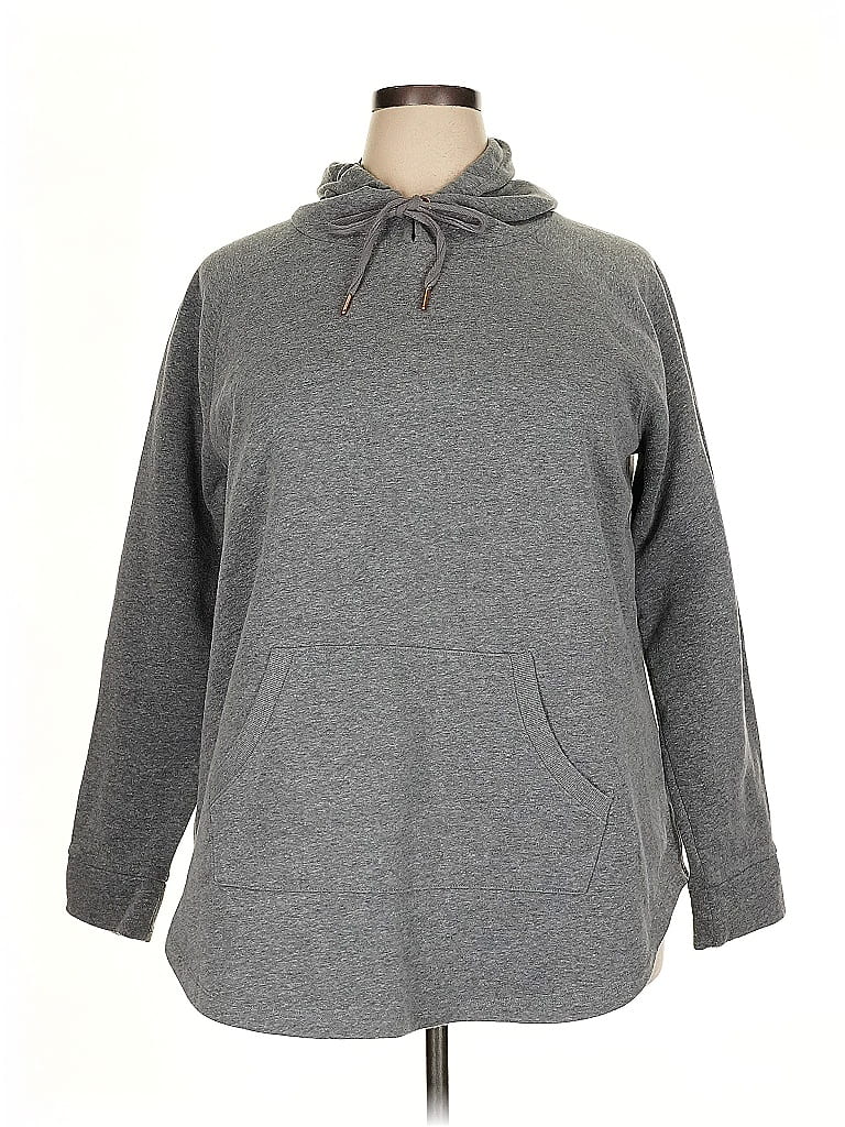 Xersion Gray Pullover Hoodie Size XXL - photo 1