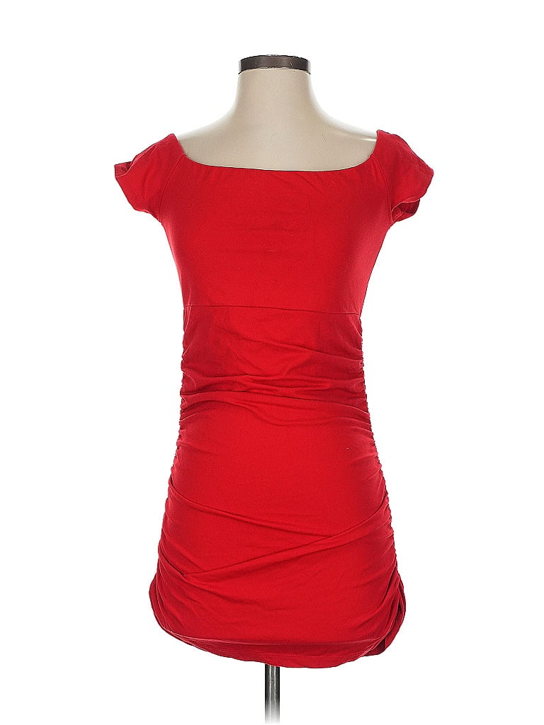 Click to view more detailed imagery on our partner's website Pre-owned Susana Monaco Cocktail Dress In Red
