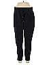 Apana Solid Black Track Pants Size L - photo 1