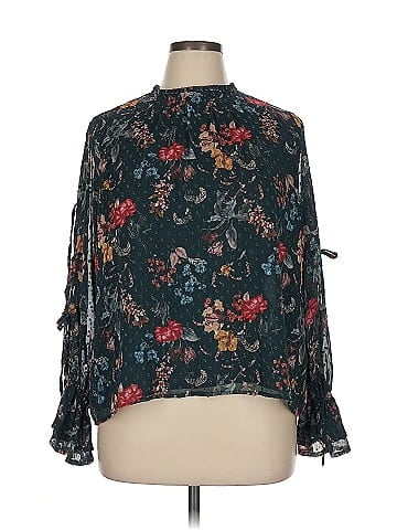 Kensie 3/4 Sleeve Blouse (view 1)