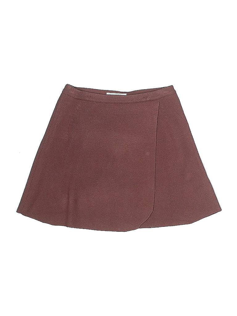 Zara Kids Solid Burgundy Skirt Size 11 (big kids) - photo 1