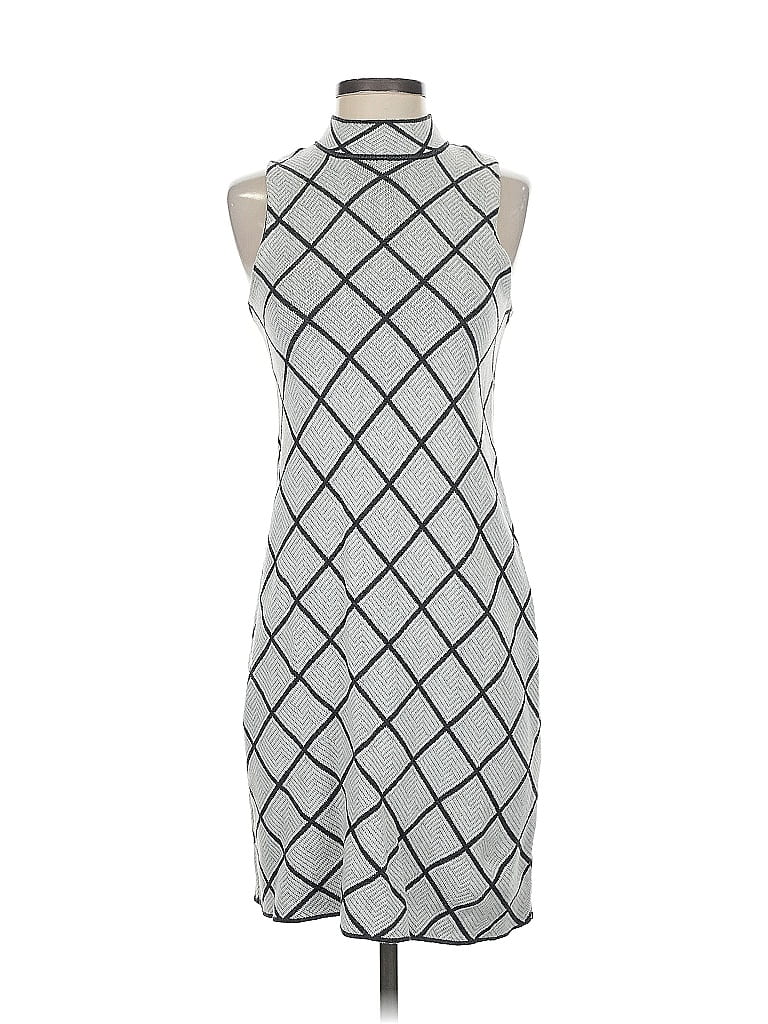 Pre-owned Unbranded Cocktail Dress In Gray