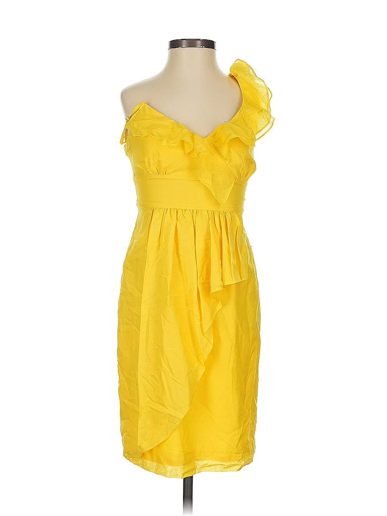 Pre-owned Gianni Bini Cocktail Dress In Yellow