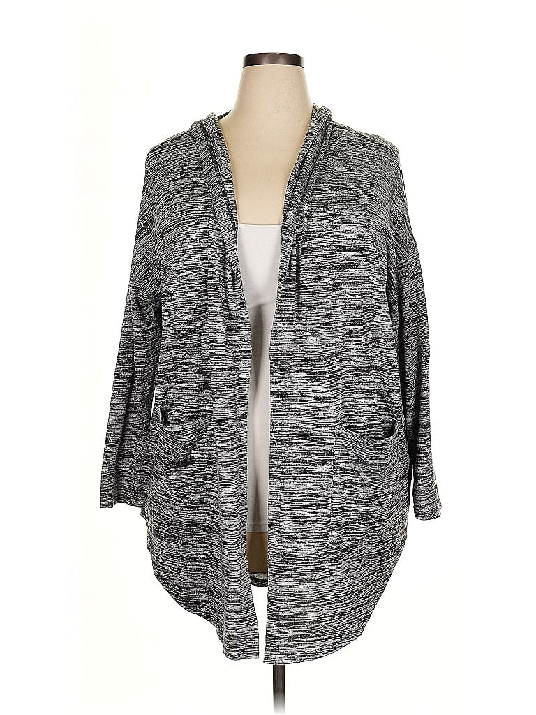Xersion Gray Cardigan Size 2X - photo 1