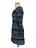 Veronica M. 100% Rayon Print Blue Casual Dress Size S - photo 5