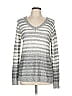 Liz Claiborne Metallic Silver Pullover Sweater Size L - photo 1