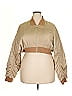 Zara 100% Polyester Color Block Tan Jacket Size XXL - photo 1