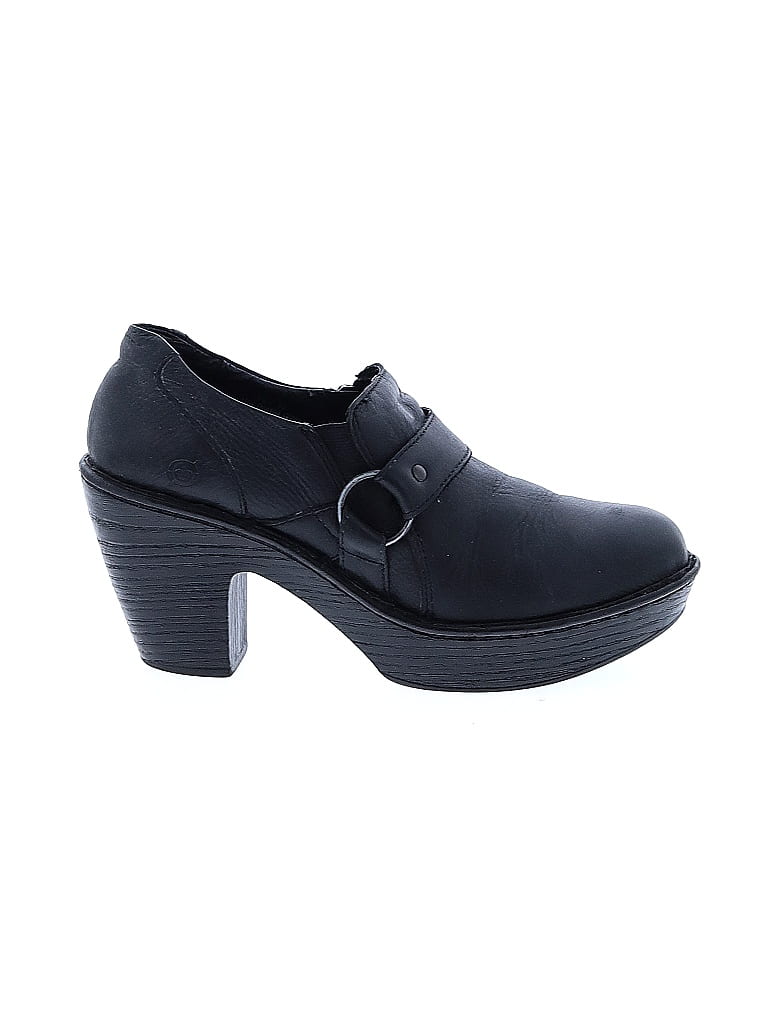 Born Handcrafted Footwear Black Heels Size 8 1/2 - photo 1