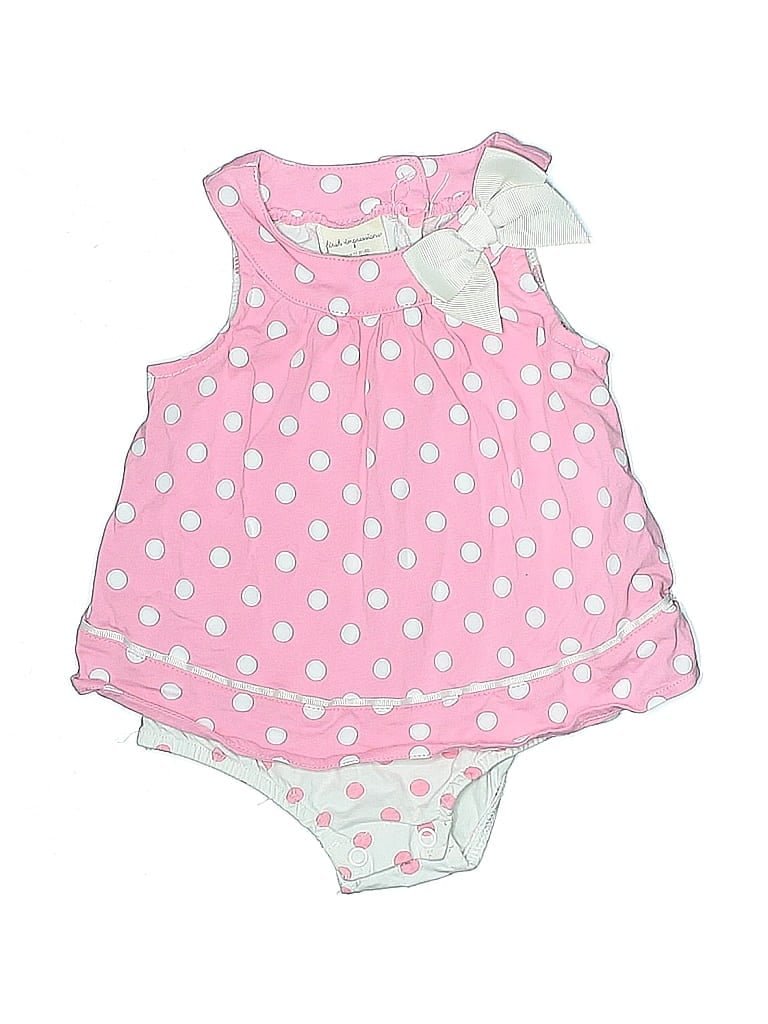 First Impressions 100% Cotton Pink Dress Size 6-9 mo - photo 1
