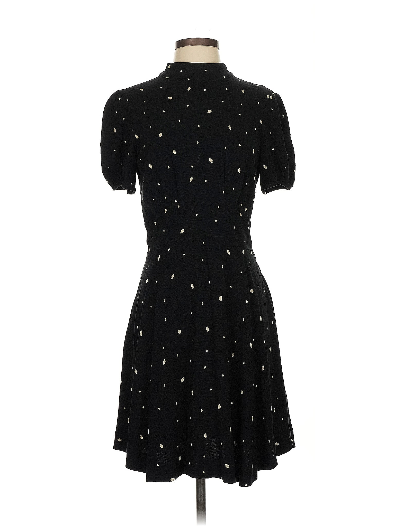 Free People 100% Viscose Stars Black Cocktail Dress Size 4