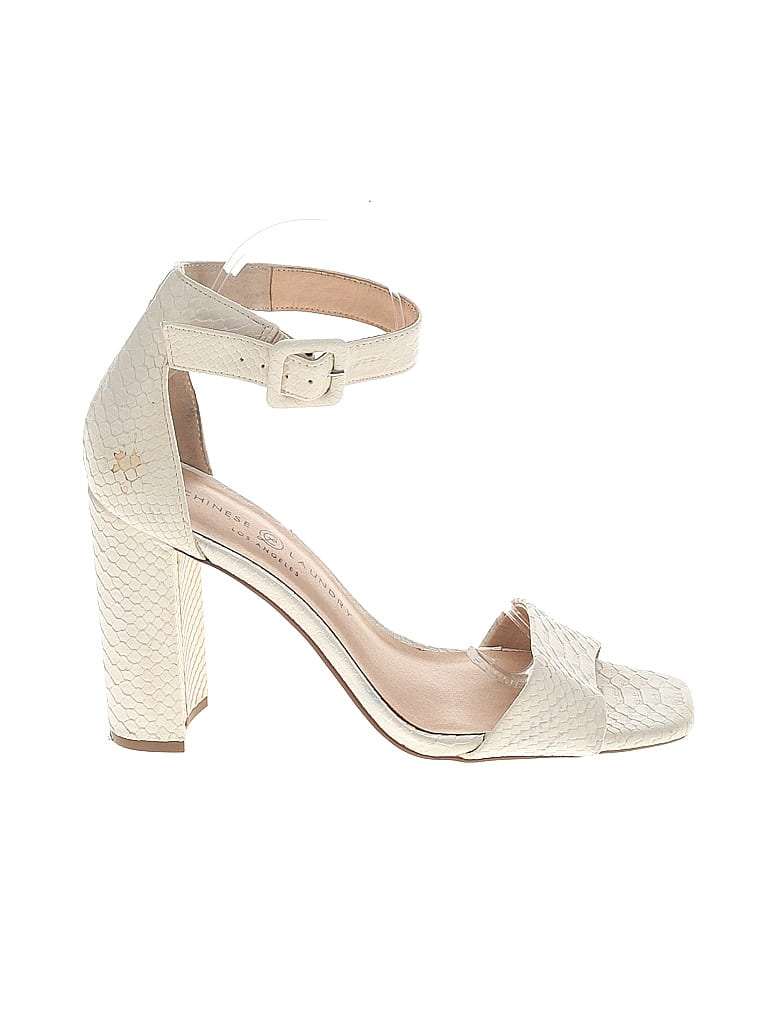 Click to view more detailed imagery on our partner's website Pre-owned Chinese Laundry Heels In White