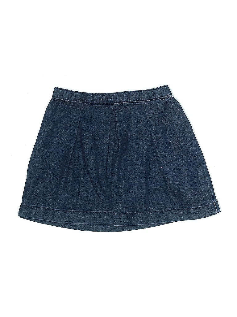 Baby Gap Solid Blue Denim Skirt Size 4 - photo 1