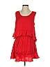 Jack by BB Dakota 100% Polyester Red Casual Dress Size XS - photo 1