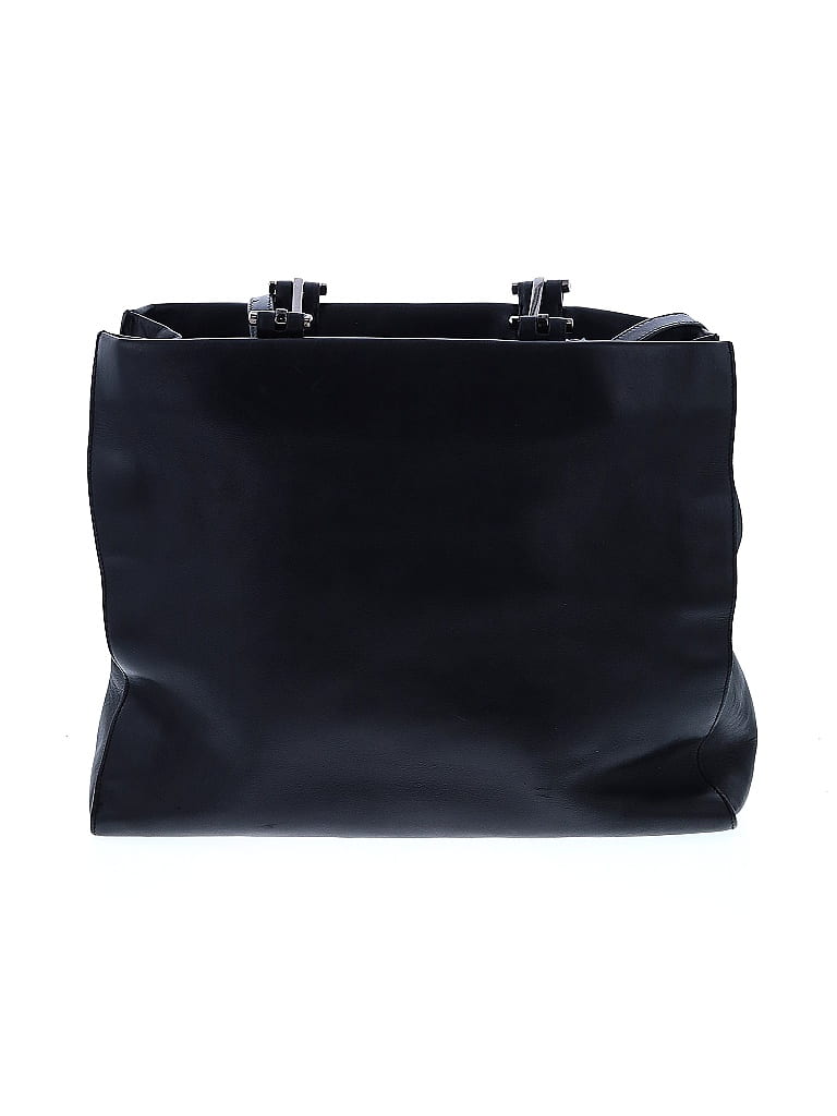 Gucci 100% Leather Solid Black Leather Satchel One size - photo 1
