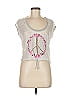 Chaser Gray Short Sleeve Top Size XS - photo 1