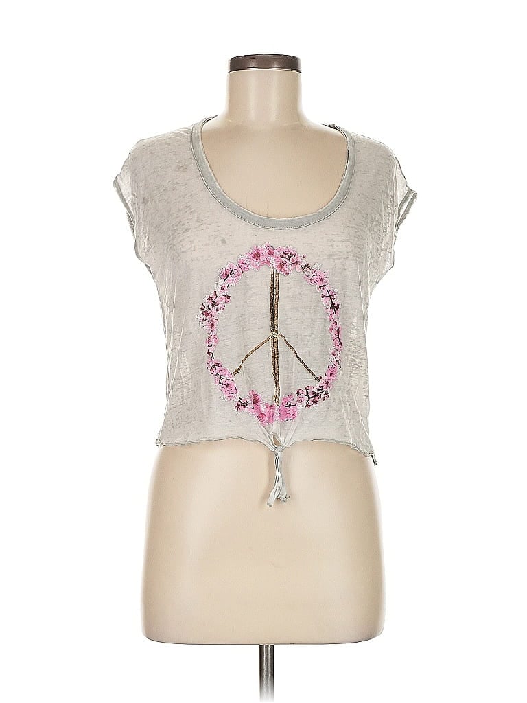 Chaser Gray Short Sleeve Top Size XS - photo 1