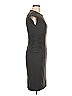 Etcetera Solid Gray Cocktail Dress Size 2 - photo 4