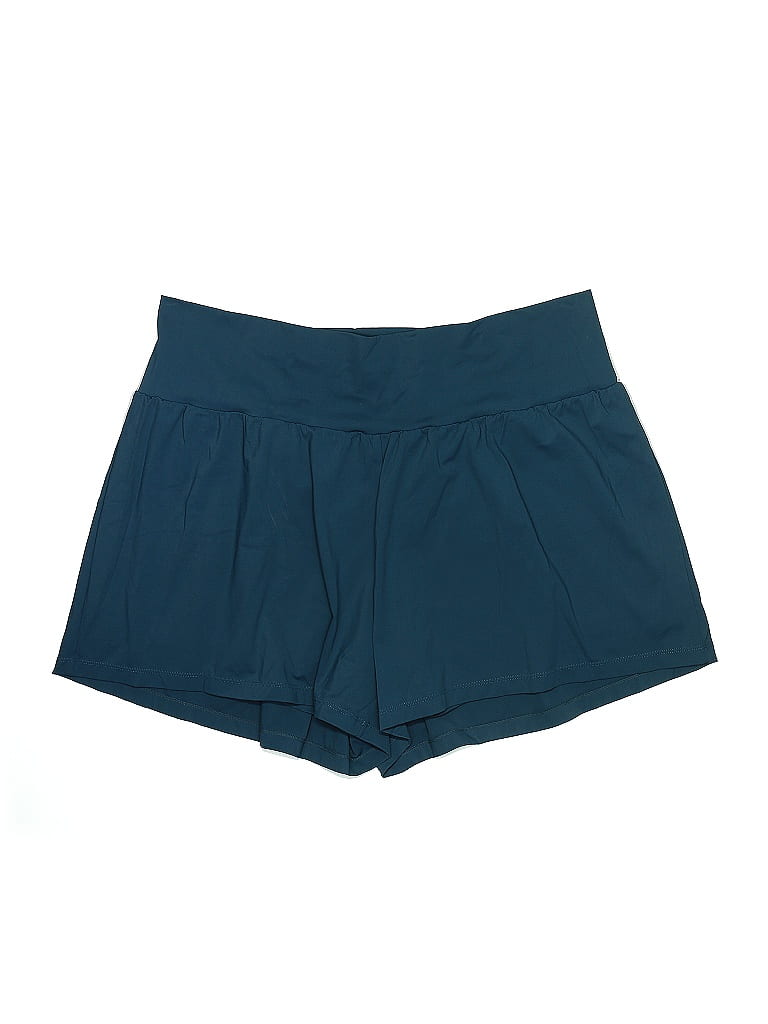 Halara Solid Teal Shorts Size 3X - photo 1