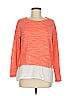 Westbound Color Block Orange Pullover Sweater Size M - photo 1