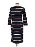 Barbour 100% Cotton Stripes Blue Casual Dress Size 8 - photo 2