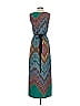 En Focus Studio Paisley Teal Casual Dress Size 4 - photo 2