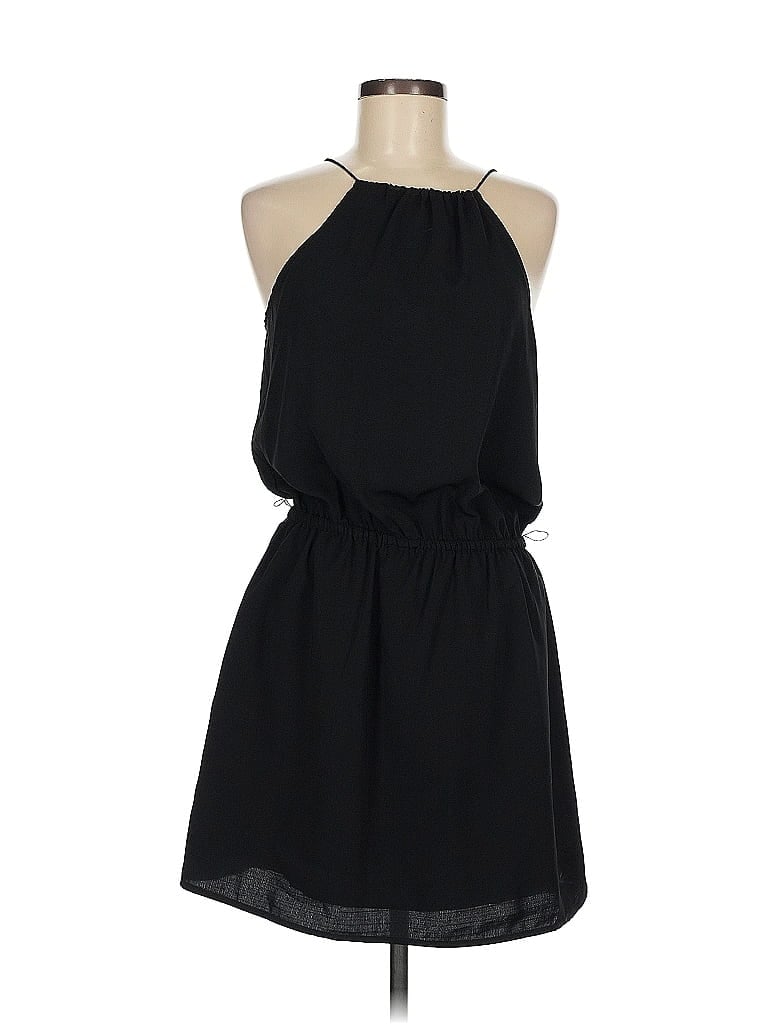 Jack by BB Dakota 100% Polyester Solid Black Casual Dress Size M - photo 1