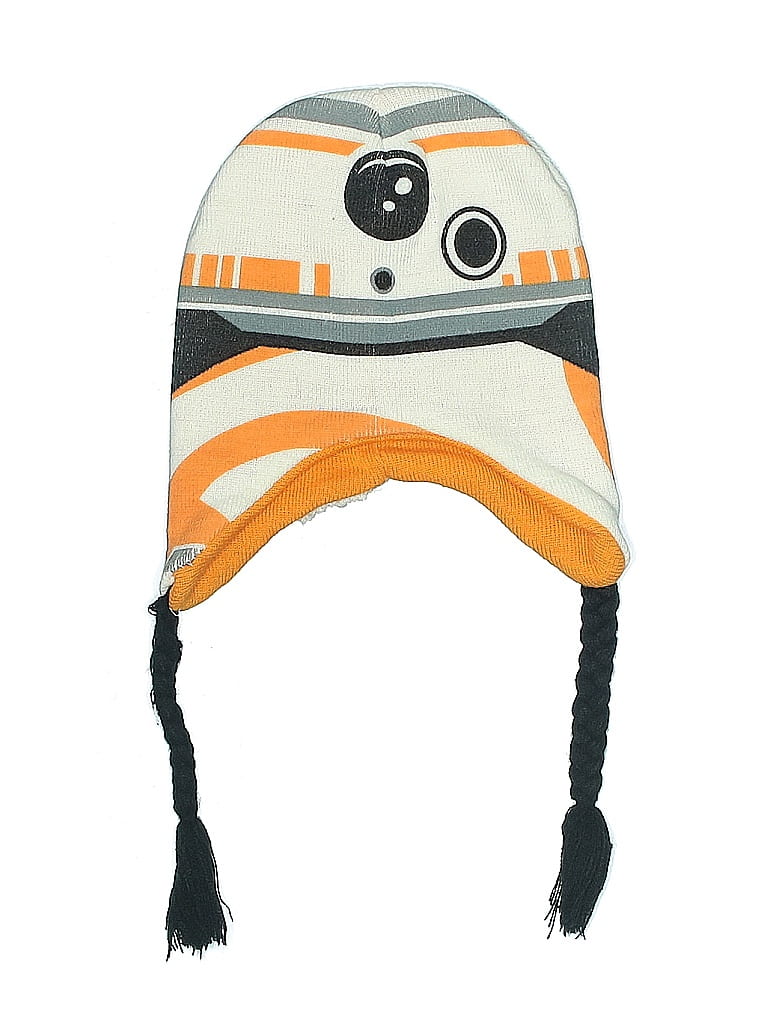 Star Wars Orange White Winter Hat One size - photo 1