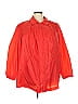 Woman Within 100% Nylon Orange Raincoat Size 26 - photo 1