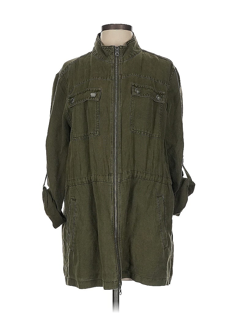 Pre-owned Treasure & Bond Coat In Green