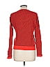August Silk 100% Silk Red Silk Cardigan Size L - photo 2