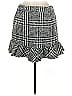 Naked Zebra 100% Polyester Houndstooth Gray Formal Skirt Size M - photo 2