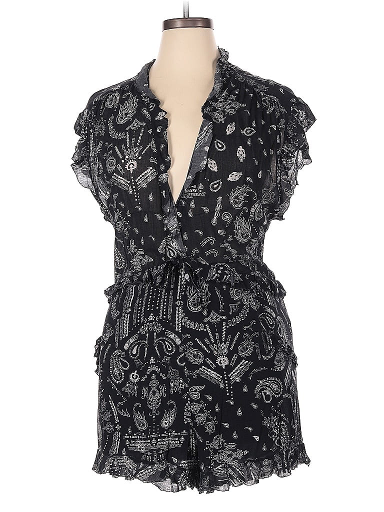 Pre-owned Iro Jeans Romper In Black