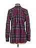 Life Is Good Plaid Burgundy Long Sleeve Button-Down Shirt Size M - photo 2