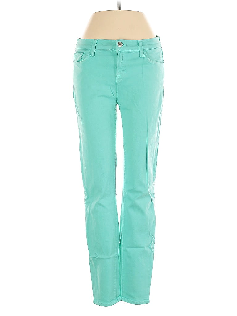 J Brand Color Block Teal Jeans Size 29 waist - photo 1