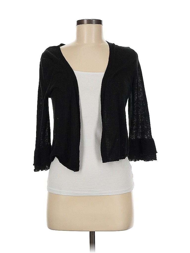 Pre-owned Ann Taylor Loft Cardigan Sweater In Black