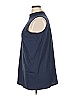 Roaman's 100% Cotton Blue Sleeveless T-Shirt Size 22 - photo 5