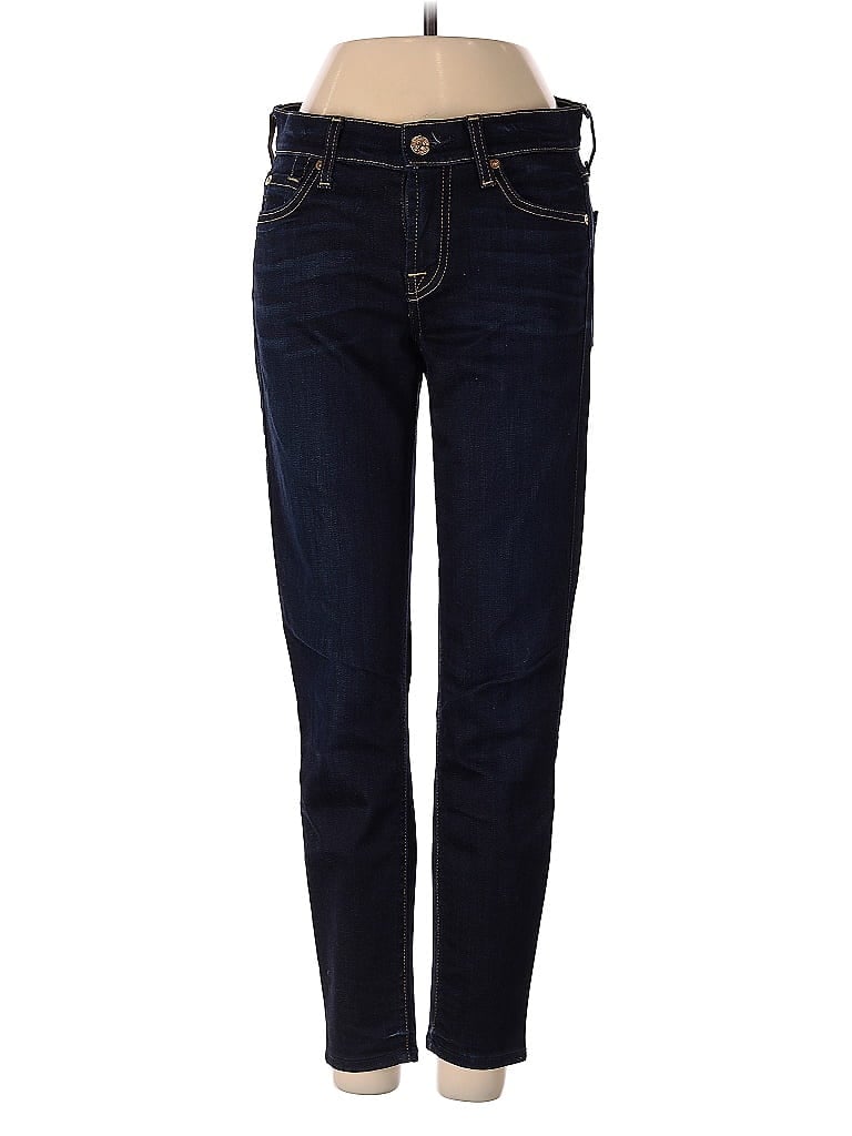 Pre-owned 7 For All Mankind Jeans In Blue